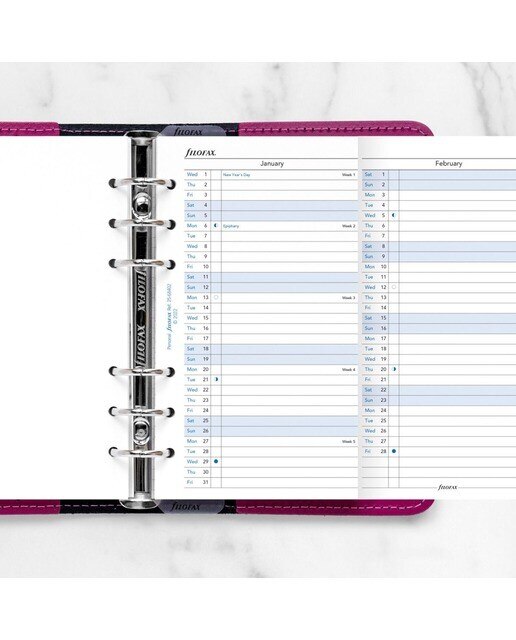 Imagem 0 de Recarga Filofax Personal Year Planner 2025