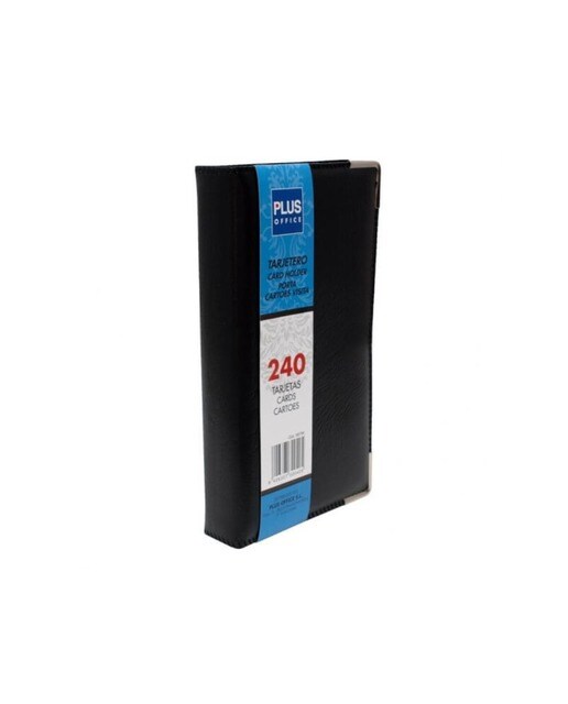 Pasta de Arquivo para Cartões de Visita Preto 1
