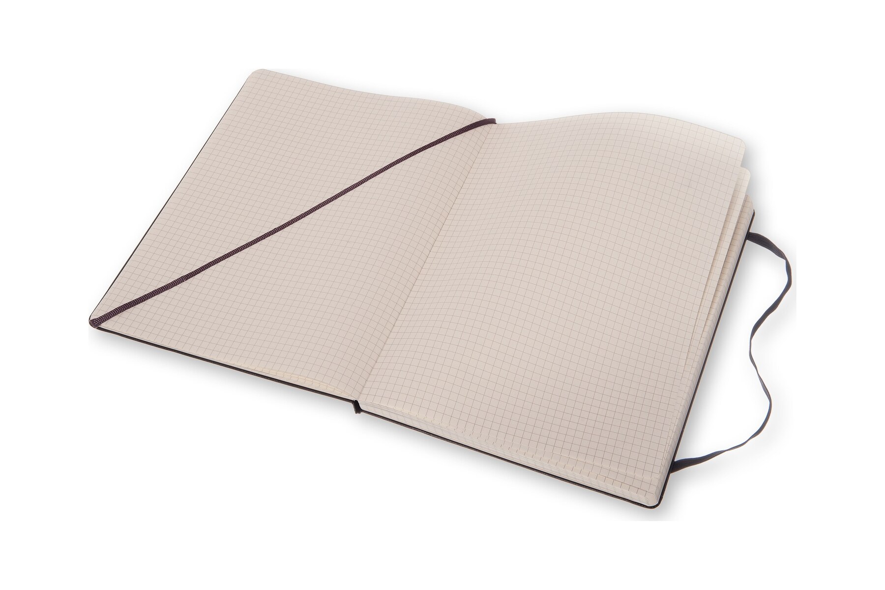 Caderno Moleskine extralarge preto aos quadrados Preto-3