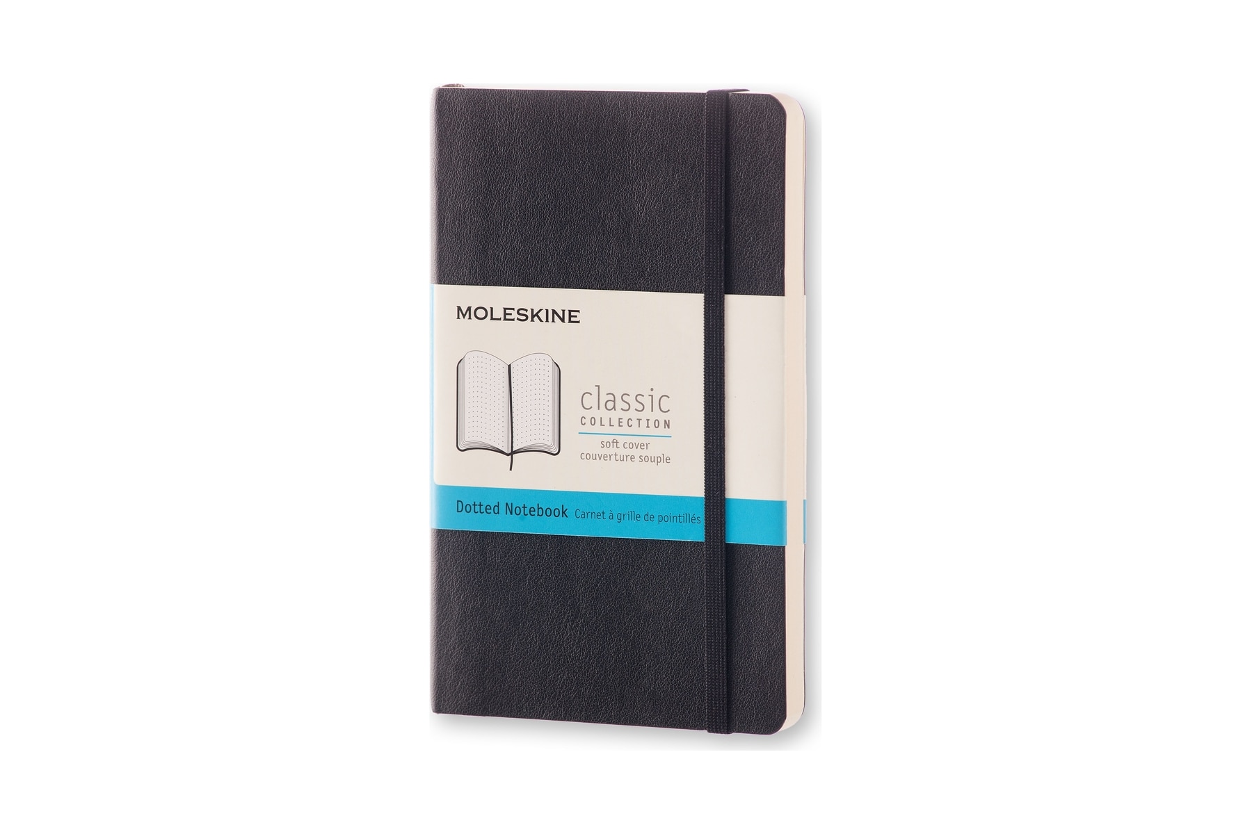 Caderno Pocket pontilhado preto Preto-2