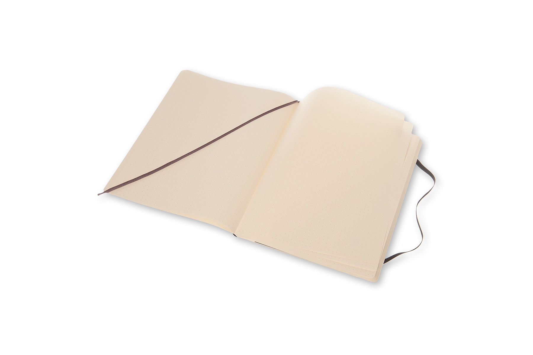 Caderno Extralarge pontilhado preto Preto-1