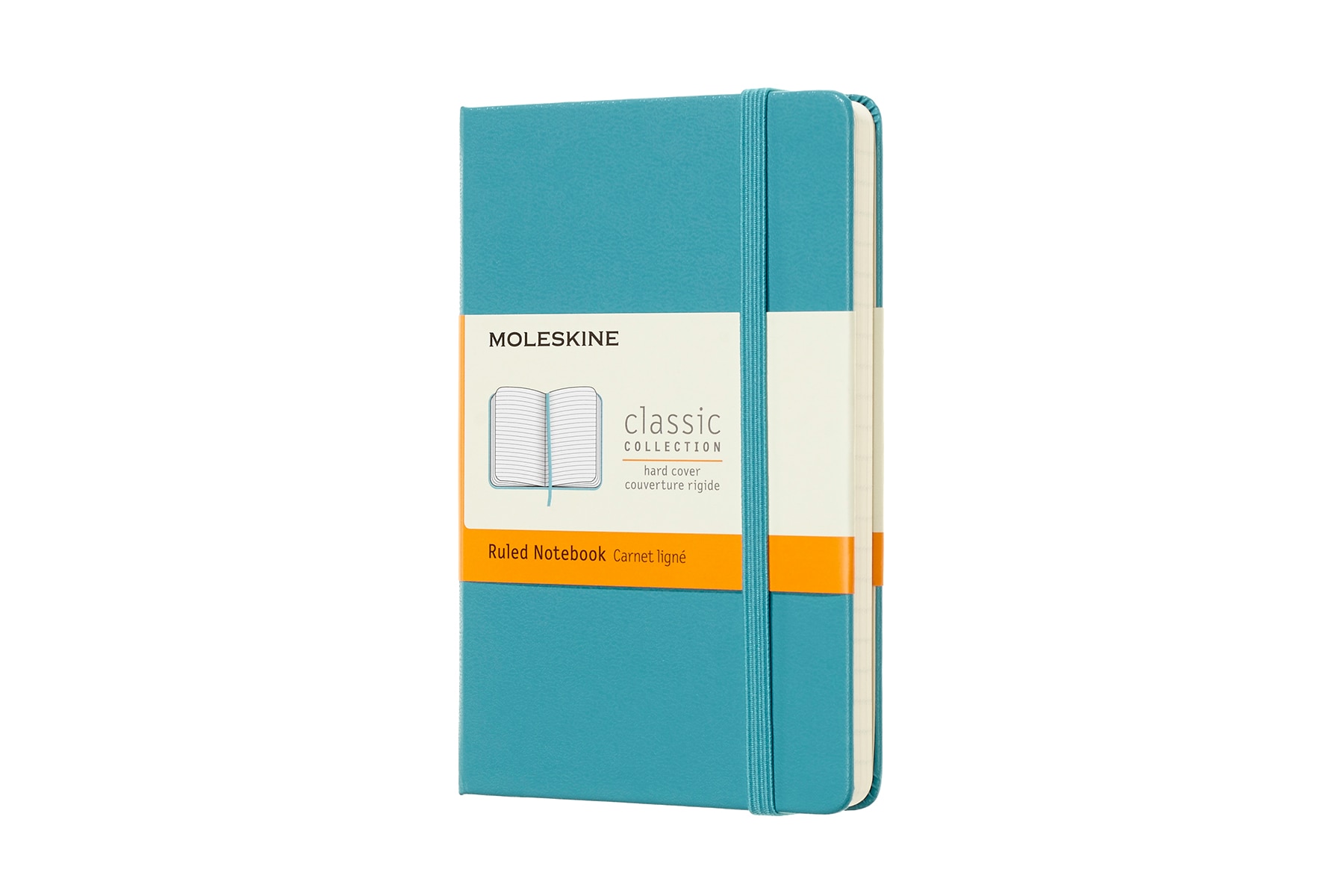 Caderno Capa Dura Folhas de Linhas Classic Moleskine Azul Recife Azul-1