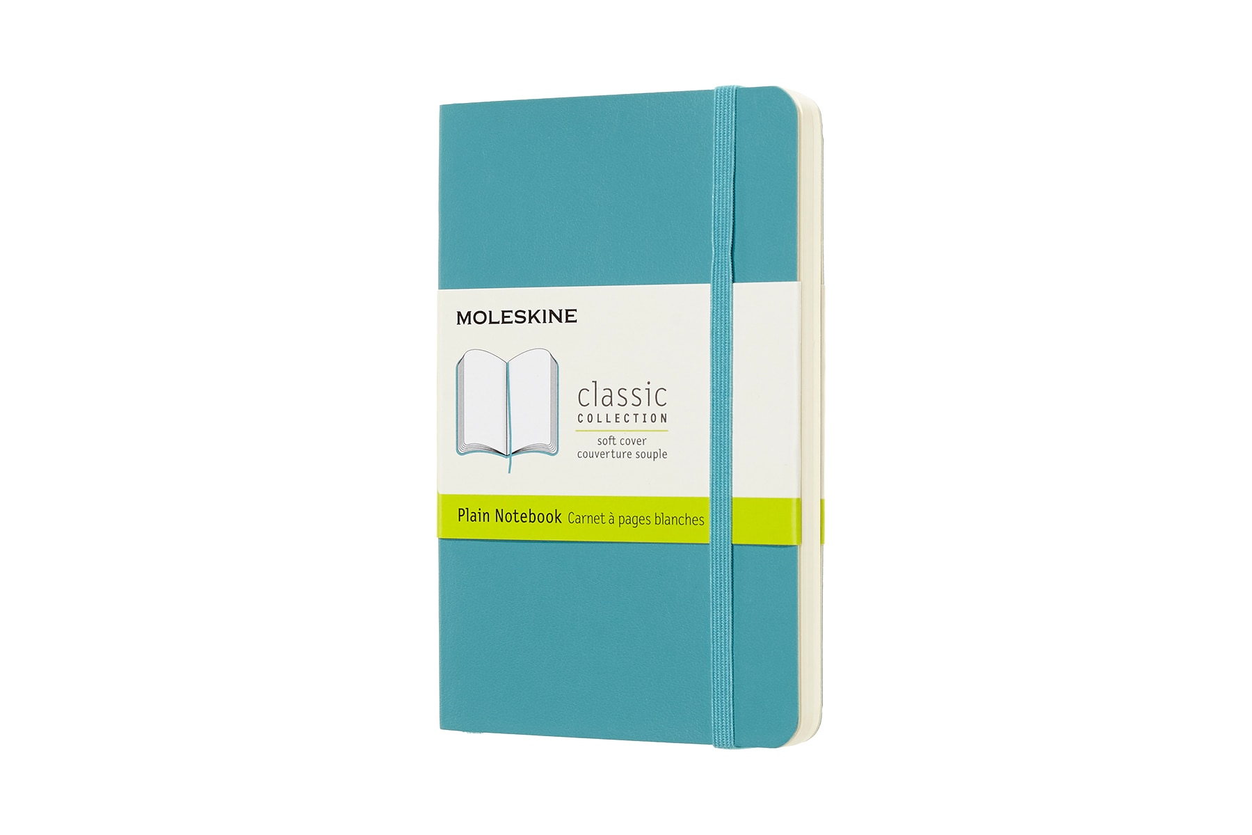 Caderno Capa Flexível Folhas Lisas Classic Moleskine Azul Recife Azul-1
