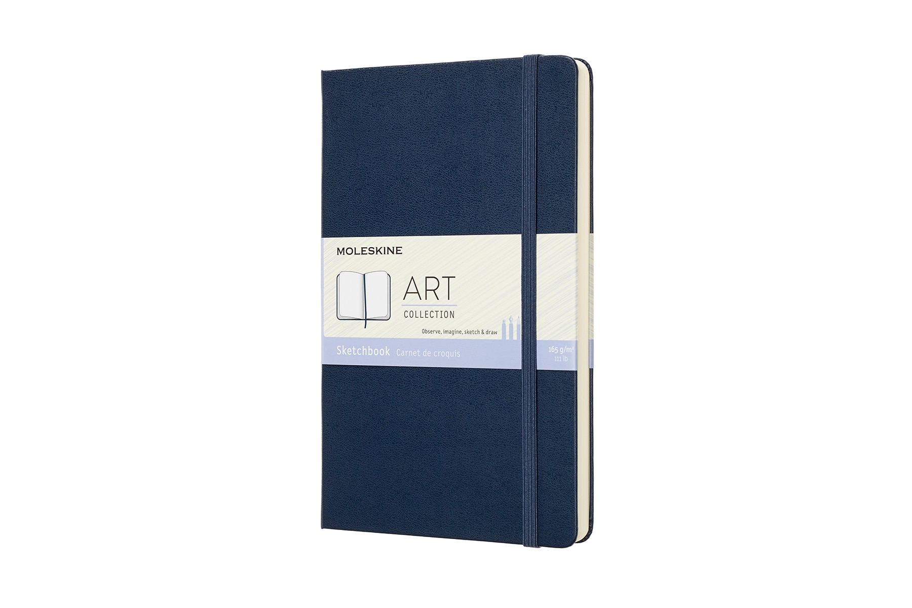 Imagem 0 de Caderno de Esboços Folhas Lisas Moleskine Azul