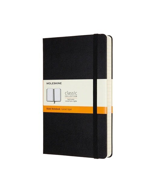 Caderno Large Expanded Capa Dura Folhas de Linhas Classic Moleskine Preto Preto-1