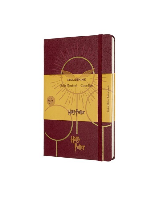 Imagem 0 de Caderno Large Folhas de linhas Edição Limitada Harry Potter "Quidditch" grená