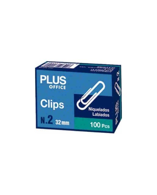 Imagem 0 de Caixa de Clips 32mm, Nº2, 100 Unidades