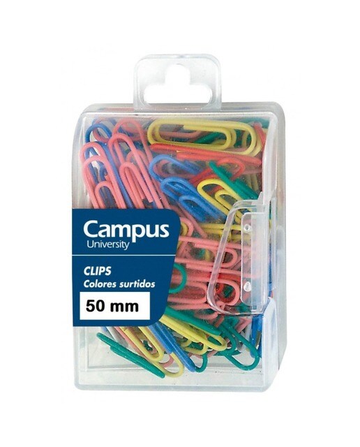 Caixa de Clips Coloridos 50mm, 30 Unidades 1