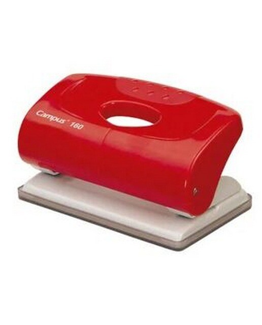 Imagem 0 de Furador de Mesa Campus University 160 20 folhas vermelho