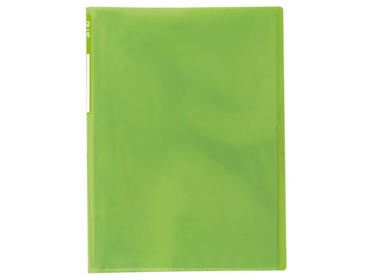 Pasta A4 com 20 Micas Transparentes Plus Office Verde 1