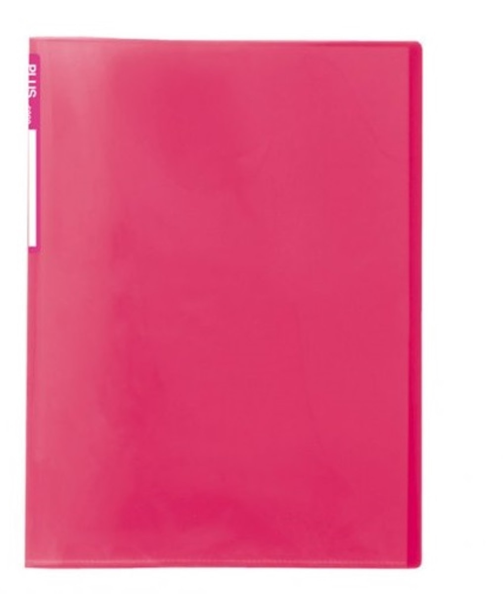 Imagem 0 de Pasta A4 com 20 Micas Transparentes Plus Office Rosa