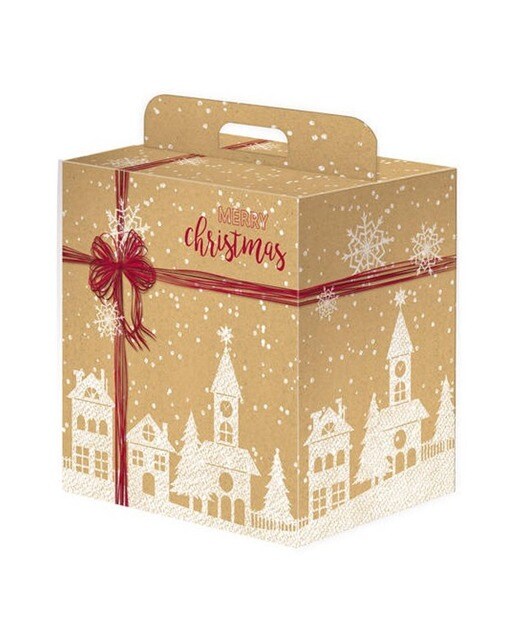 Imagem 0 de Caixa de Oferta em Cartão com Alça Peperland Merry Christmas