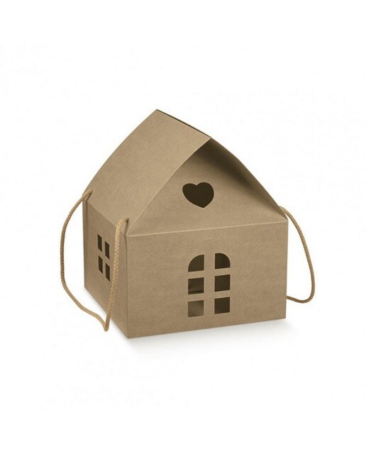 Caixa de Casinha avana com cordões 25x25x15 cm 1
