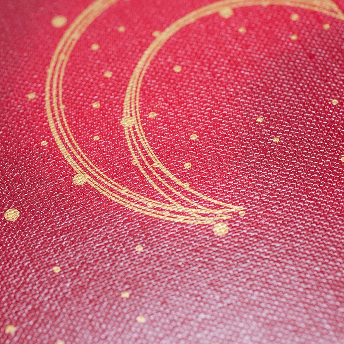 Caixa de Natal hexagonal de cartão rígido com pegas de cordão - Secret Model Red Universe 5