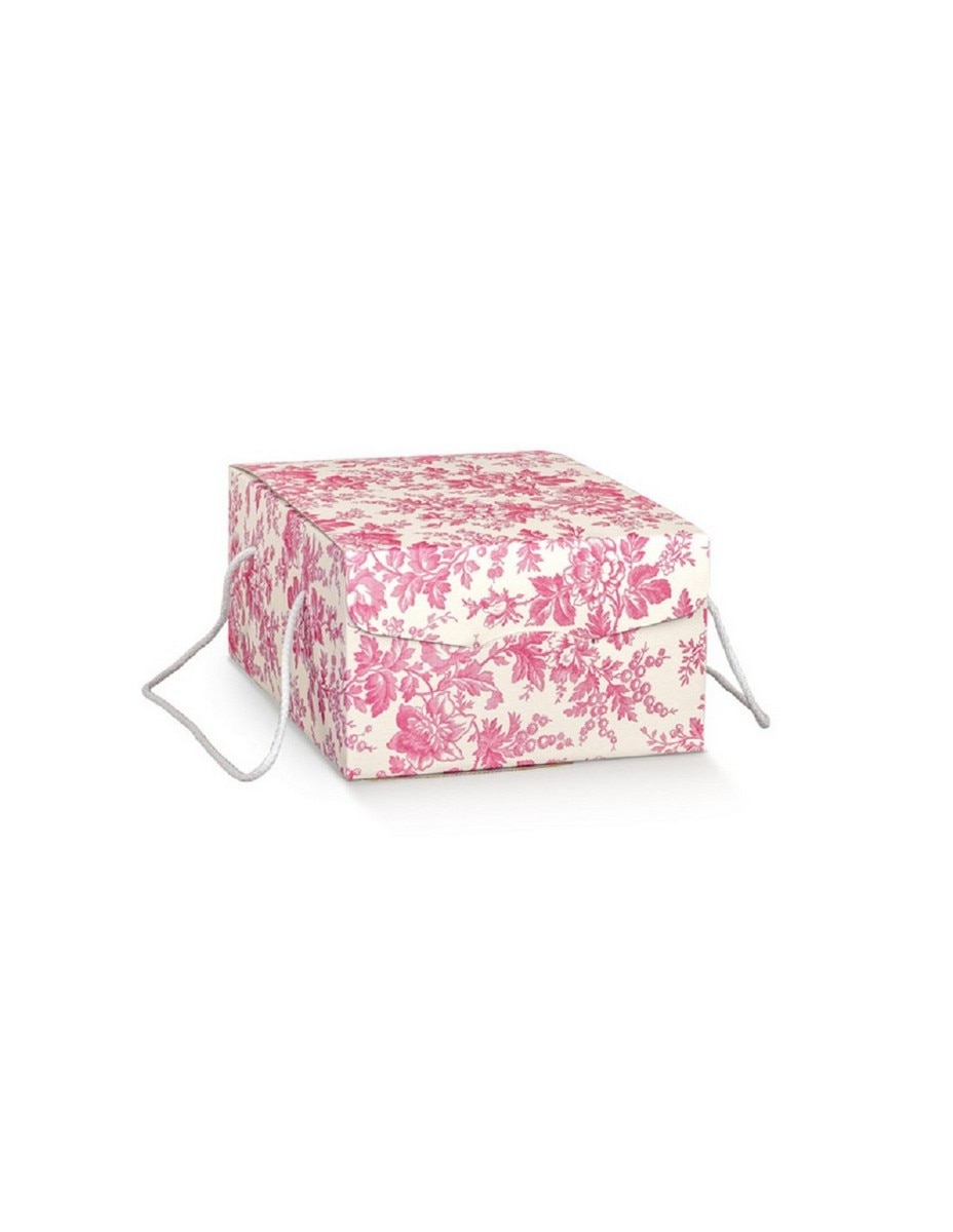 Caixa de flores em fucsia 1
