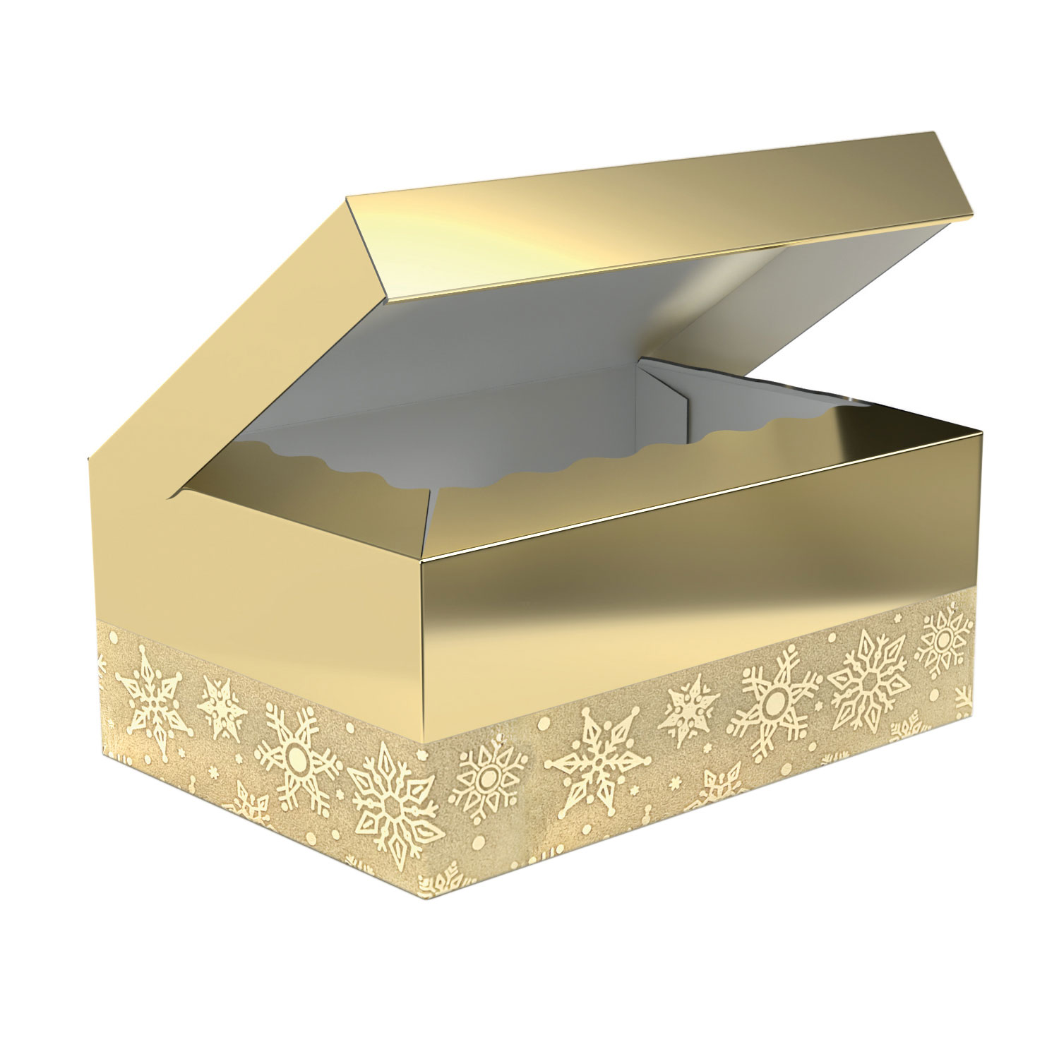 Caixa de Cartão Cabaz Oro Glitter - 32,5x22,5x13,5cm 1