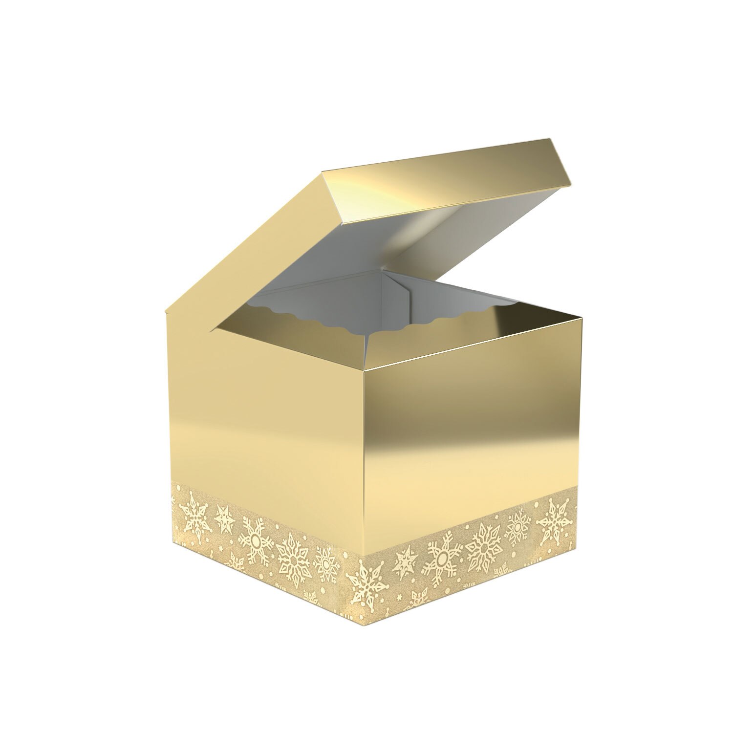 Caixa de Cartão Cabaz Oro Glitter - 30x30x25cm 1