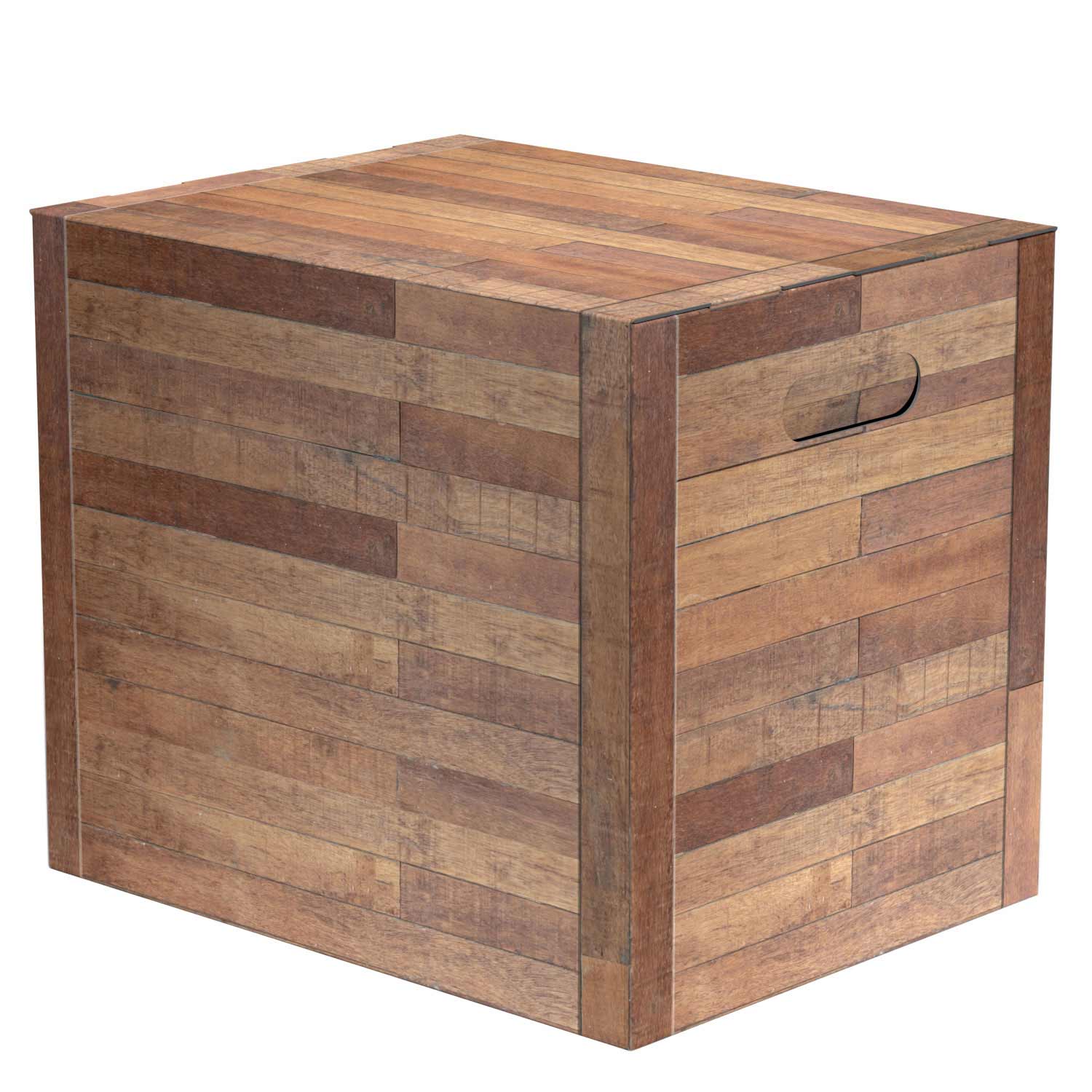 Imagem 0 de Caixa de Cartão Cabaz Teak com Pega - 38,5x30x33cm