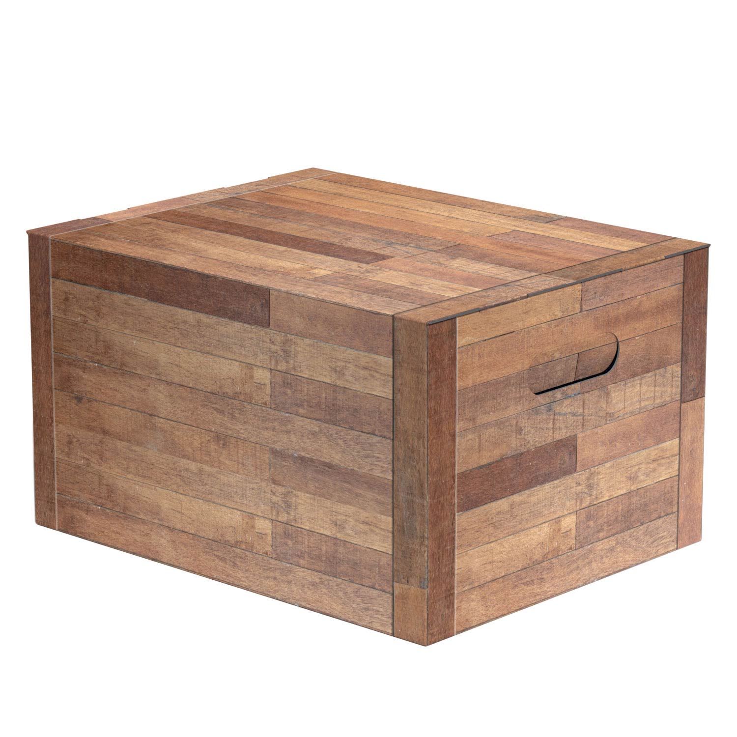 Imagem 0 de Caixa de Cartão Cabaz Teak com Pega - 38,5x30x22cm