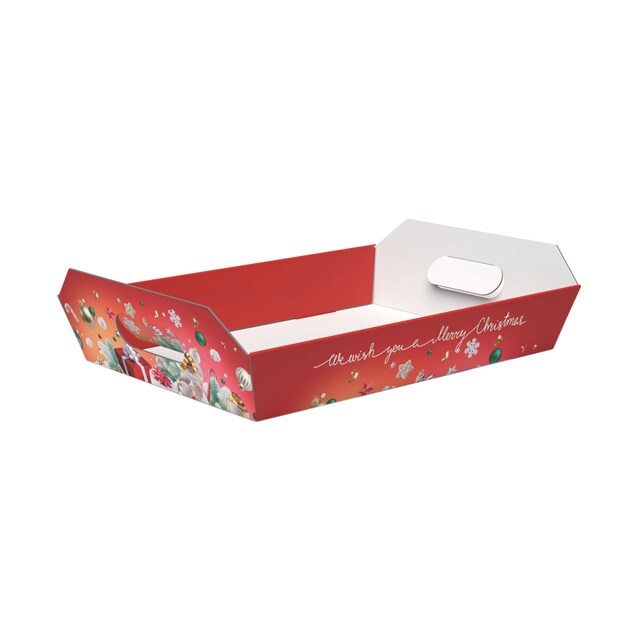 Imagem 0 de Cabaz em Cartão Christmas Party com Pega - 31x24,5x6cm