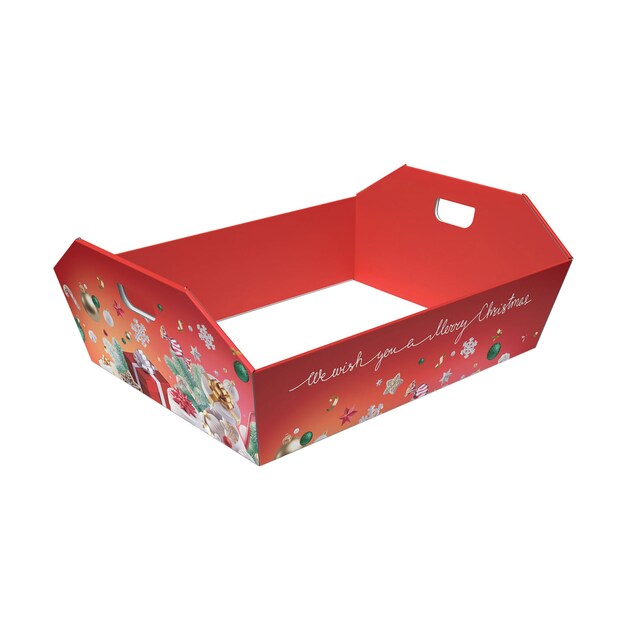 Imagem 0 de Cabaz em Cartão Christmas Party com Pega - 43x32x12cm