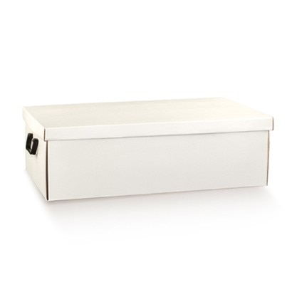 Imagem 0 de Caixa de Base Retangular e Tampa em Cartolina Branca