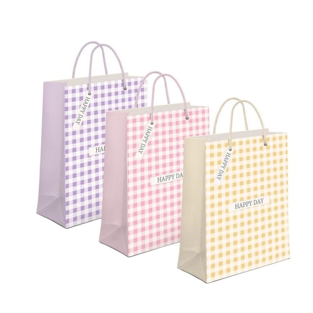Imagem 0 de Saco de papel asa cordão d'casa happy day 18x23x10cm sortido
