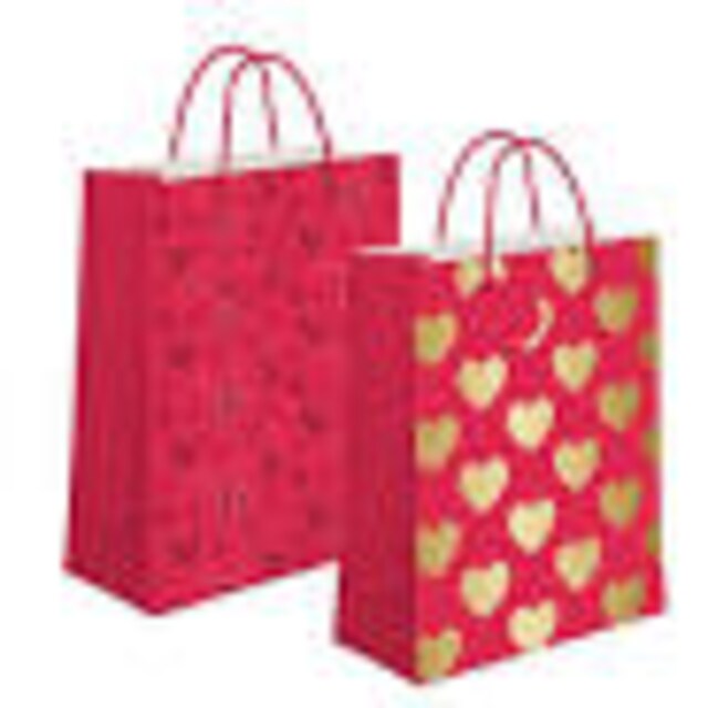 Imagem 0 de Saco de Papel Asa Cordão D'ACASA Love 35x45cm Artigo Sortido.Envio Aleatório.
