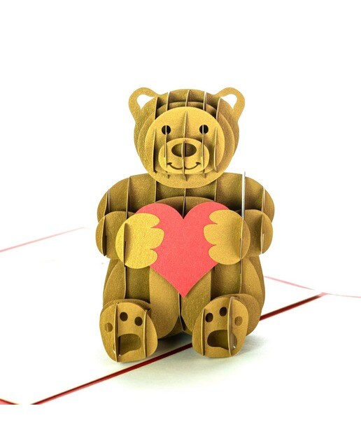 Imagem 0 de Postal Pop Up Urso Amoroso
