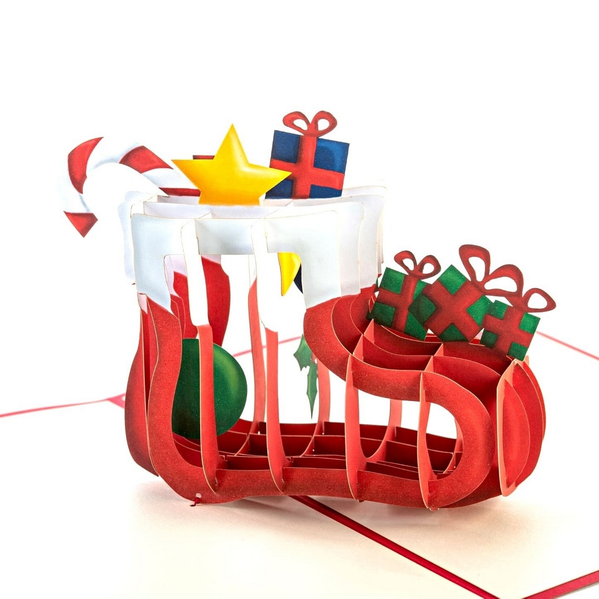 Postal Pop Up - Bota de Natal 2