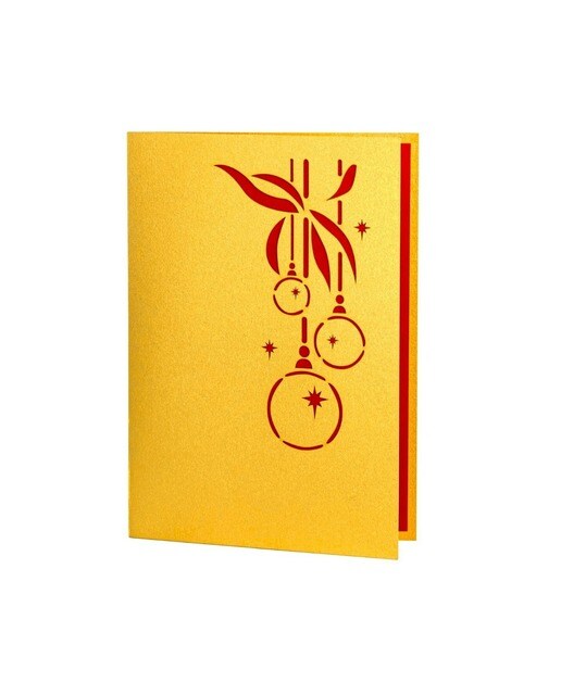 Postal Pop Up - Bola de Natal 1