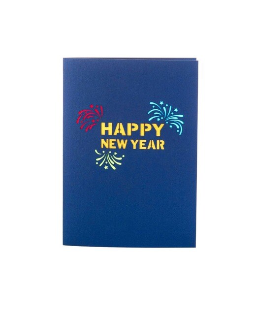 Postal Pop Up - Fogo de artíficio HNY 1