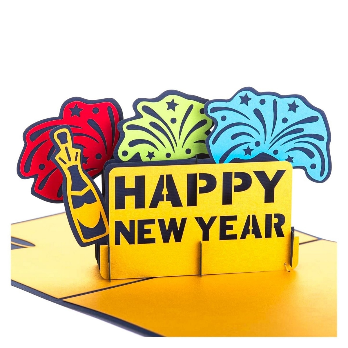Postal Pop Up - Fogo de artíficio HNY 2