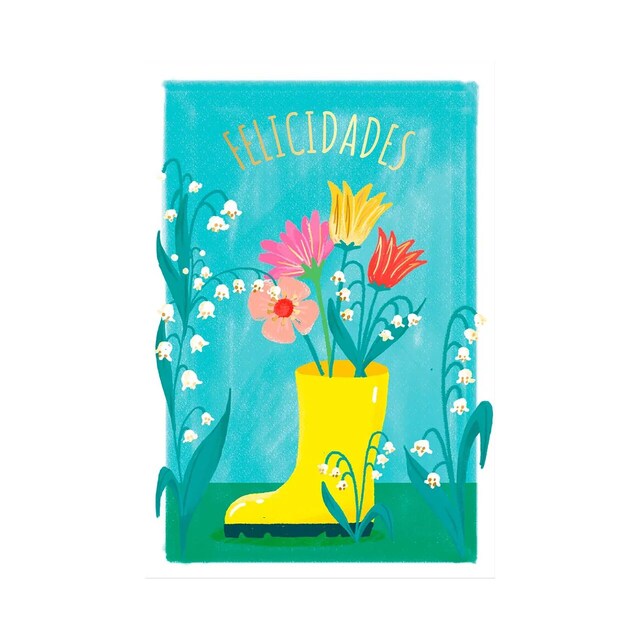 Imagem 0 de Postal de Felicitações - Felicidades