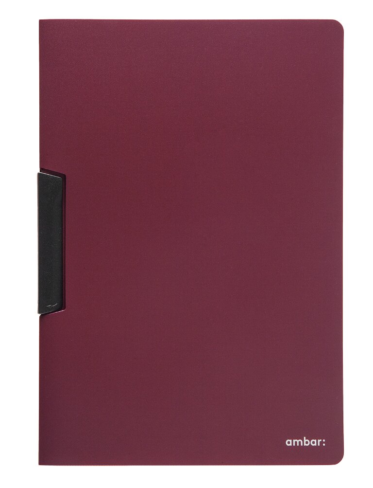 Classificador Clip Lateral Ambar Polipro Bordeux 1