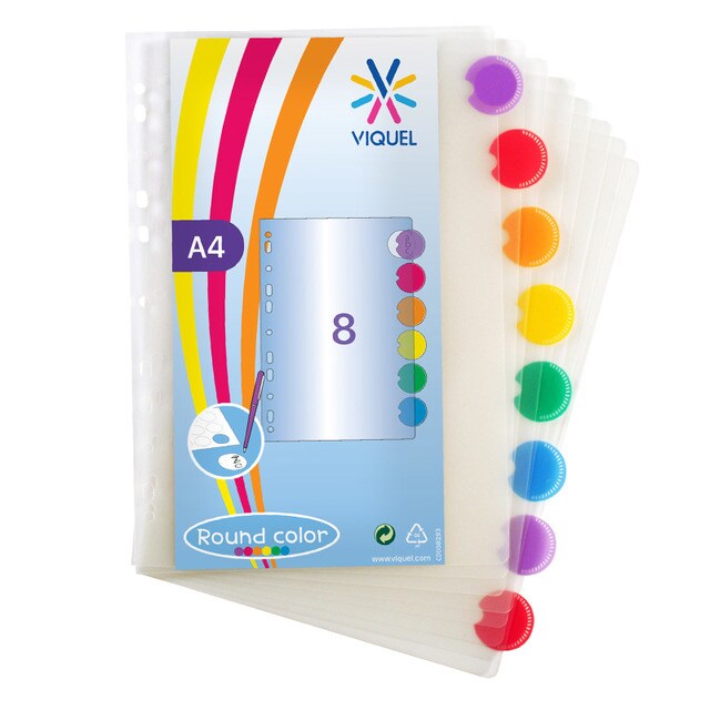 Separadores Viquel A4 8 uni 1