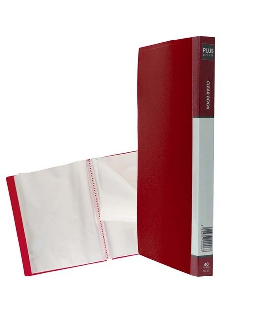 PASTA RÍGIDA A4 40 Folhas Vermelho 1