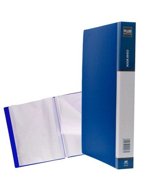 Portfolio A4 com 60 Bolsas Azul 1