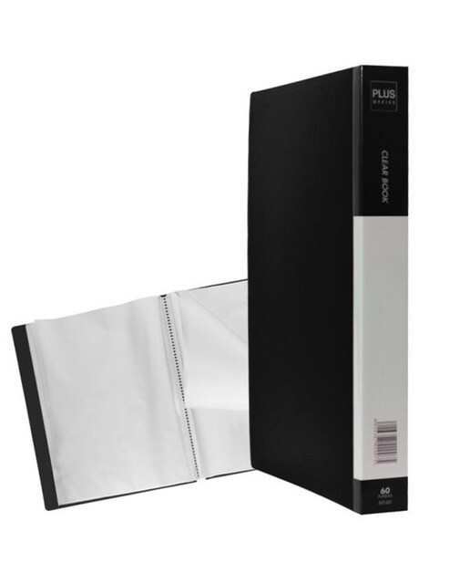Portfolio A4 com 60 Bolsas - Preto 1