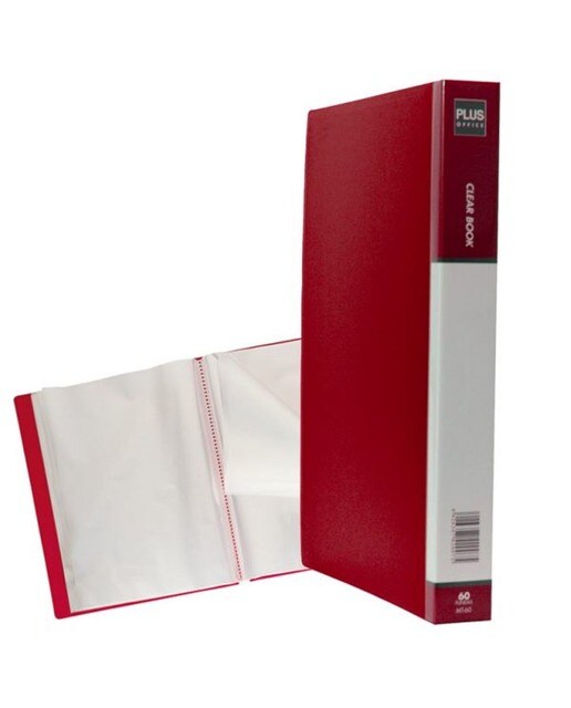 Portfolio A4 com 60 Bolsas - Vermelho 1
