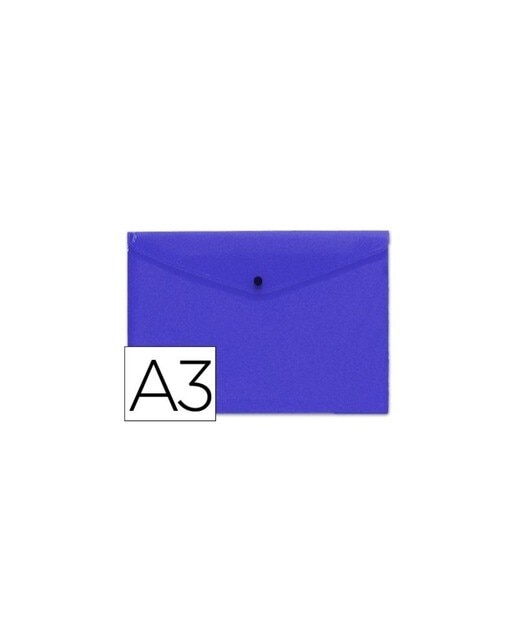 Capa Porta Documentos com Mola A3 Azul Liderpapel 1