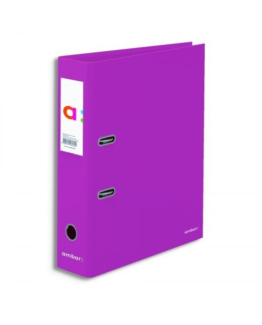 Pasta Arquivo Lombada Larga Ambar School Roxo 1