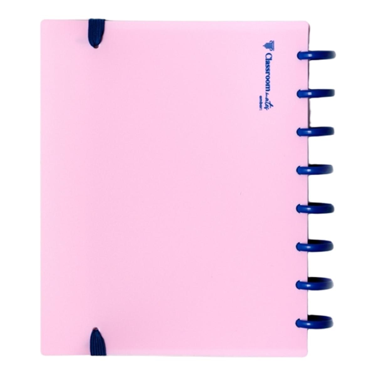 Caderno EcoSmart A5 PP 100 Folhas 100 g/m² Rosa ClassroomMates 2