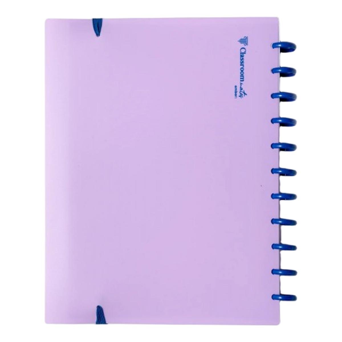 Caderno Ecosmart A4 Pp Classroommates Liso Alfazema 2