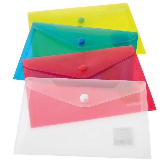 5 Bolsas Envelope A5 Ambar Polipro - Artigo Sortido. Envio realizado de forma aleatória 1