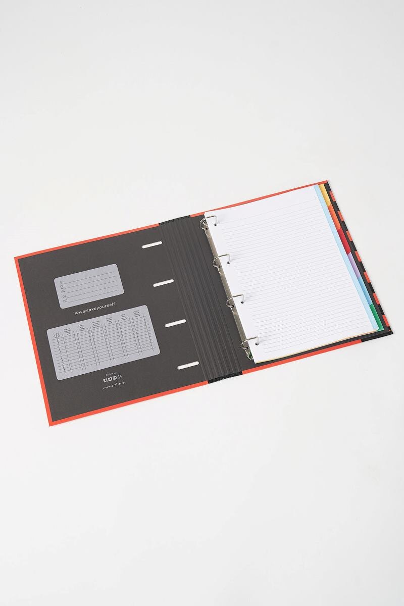 Capa Inverse A4 4 Argolas Lombada 7 Vinc Rec+Ind PS 2
