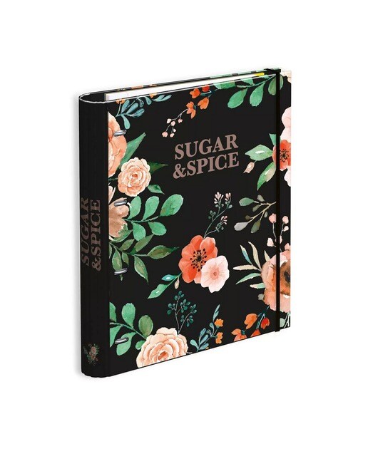 Dossier Escolar A4 com Regarga + Separadores e Elastico Moonflower Sugar&spice 1