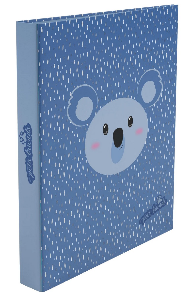 Capa A4 2 Argolas Lombada Estreita School Time Boy Ambar 3