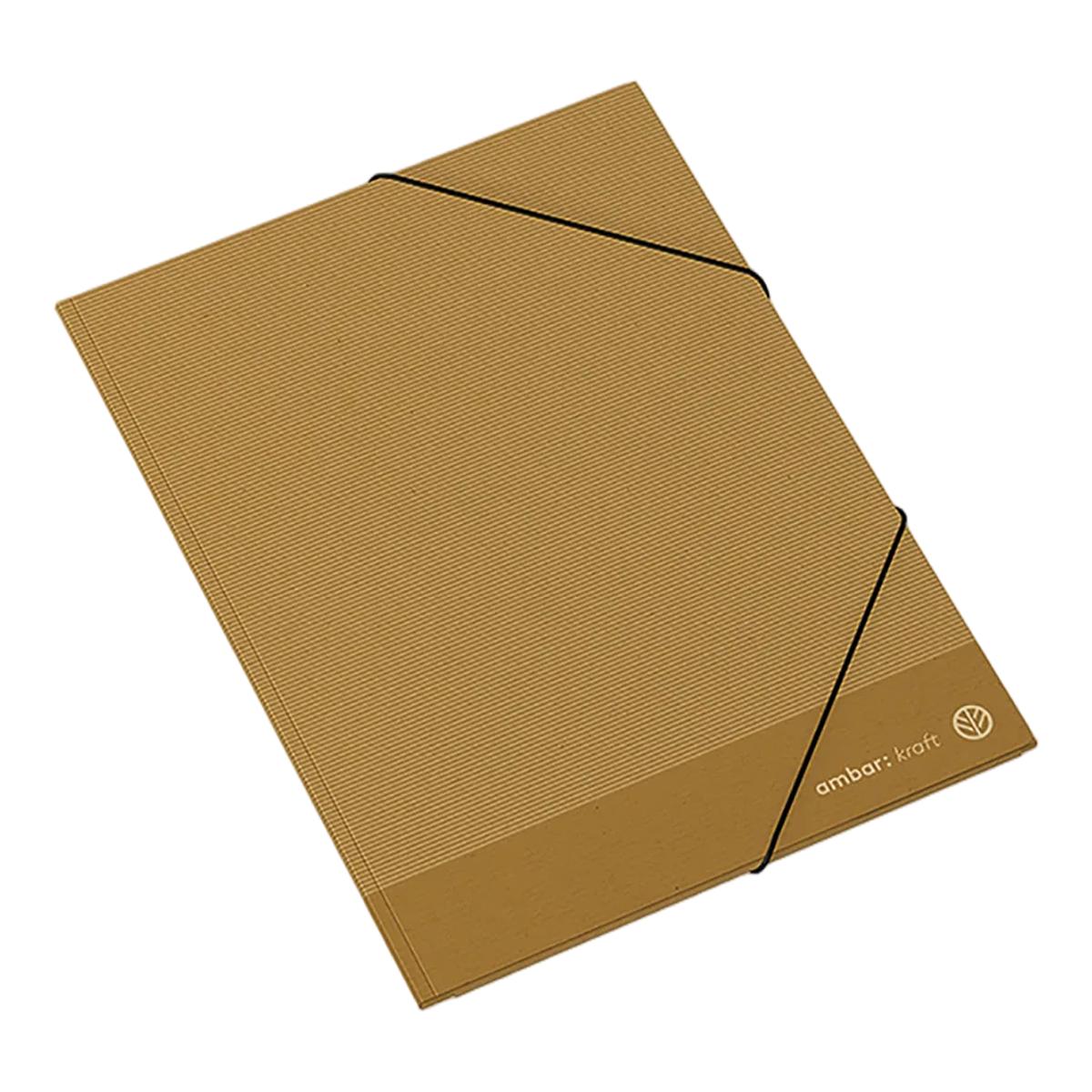 Capa com Elástico Kraft Almaço A4 Modelo Sortido Envio Aleatório 2