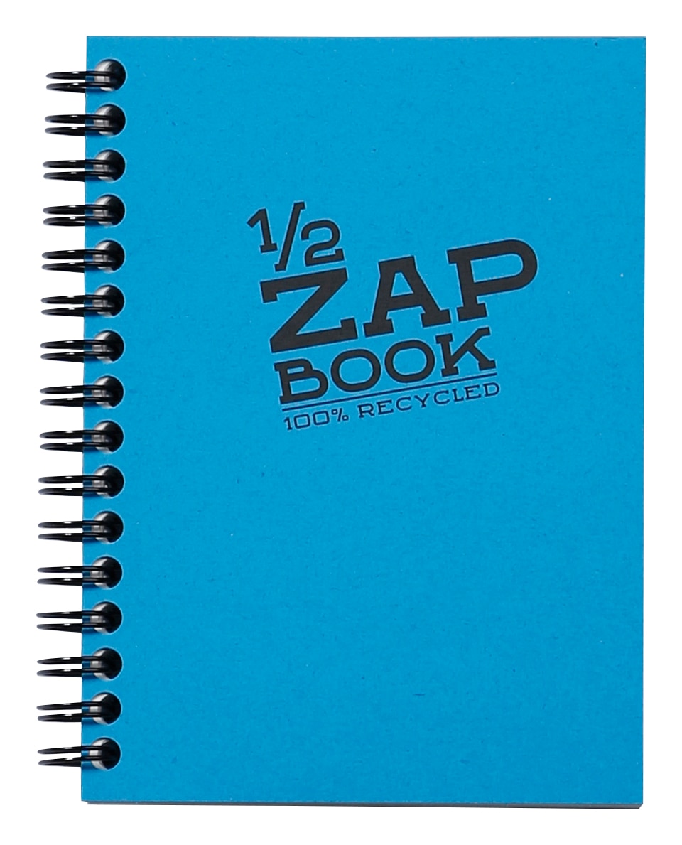 Caderno 1/2 Zap Book Espiral A6 80 Folhas Reciclado Claire Fontaine 1